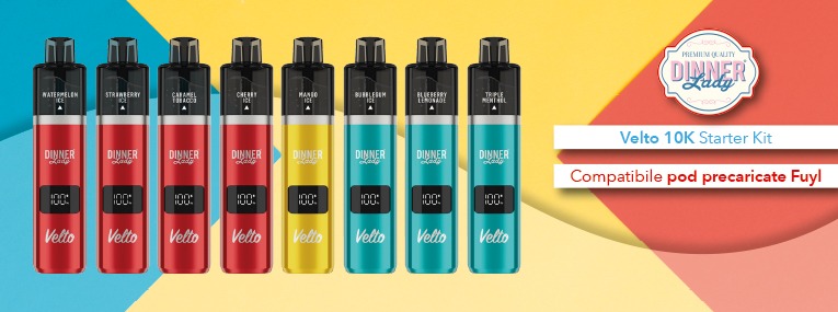 Velto 10K Starter Kit + Pod Precaricata Dinner Lady